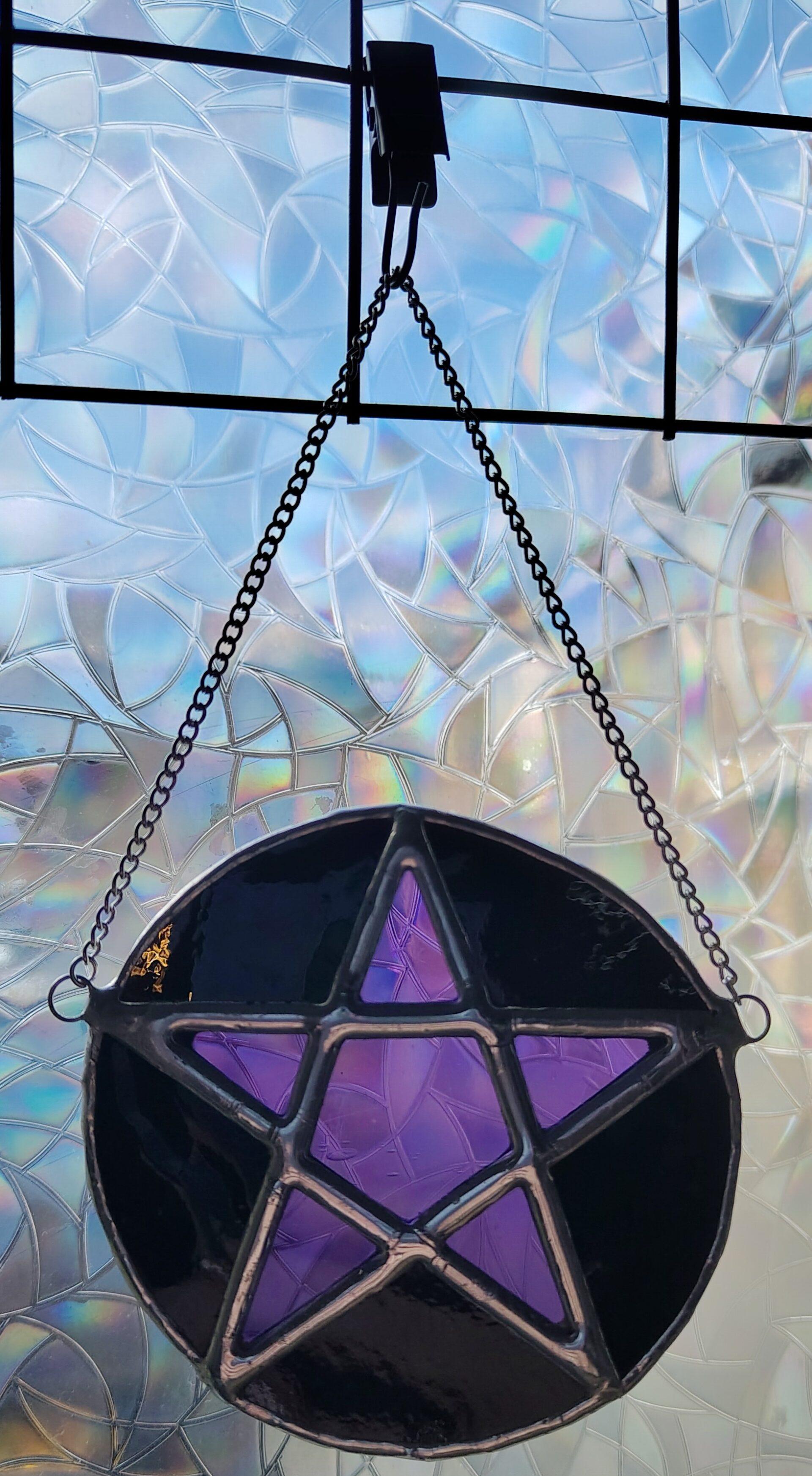 purple pentagram